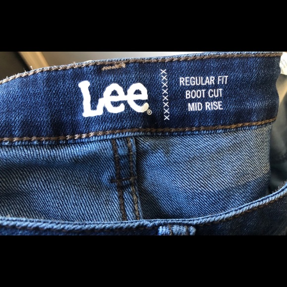 Lee Boot Cut Mid Rise Jeans Size 18 L - Picture 5 of 6